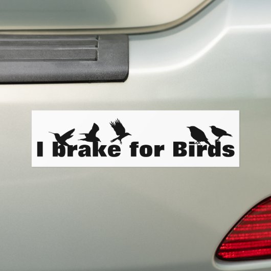 I Bremse für Vögel, Wasserfarbe für Vogelbeobachte Autoaufkleber (Auf Auto)