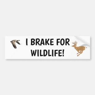 I Bremse für Wildlife Autoaufkleber