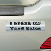 I Bremse für Yard Sales Autoaufkleber (Auf Auto)