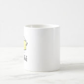 I Brie live Positive Brie Cheese Pun Kaffeetasse (Mittel)