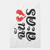 I Broken Heart (Liebe) Lakhon Fotos Geschirrtuch (Vertikal)