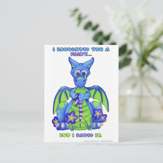 I Broughted Sie eine Fee, aber I Eated es Postkarte (Stehend Vorderseite)