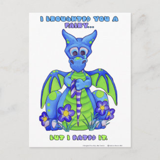 I Broughted Sie eine Fee, aber I Eated es Postkarte