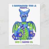 I Broughted Sie eine Fee, aber I Eated es Postkarte (Vorderseite)