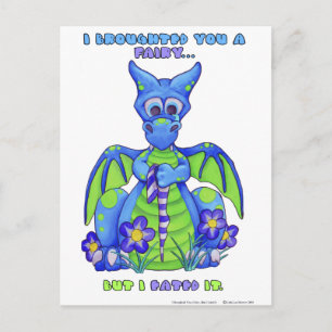 I Broughted You a Fairy, But I Eated It Postkarte