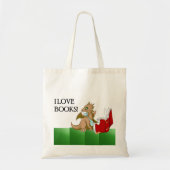 I bucht Liebe Grün der Tragetasche (Vorne)