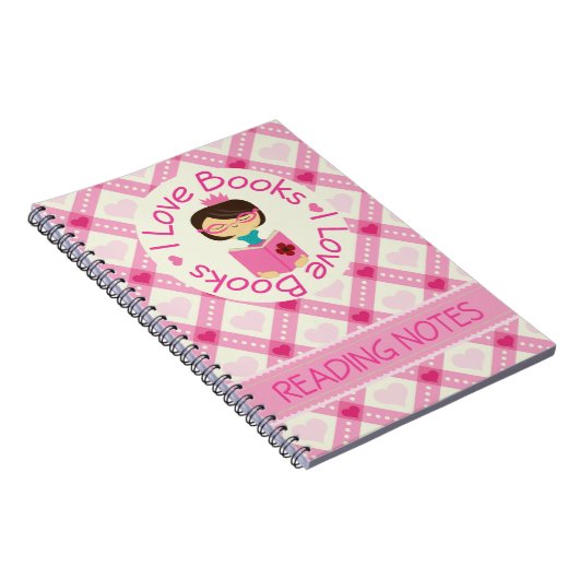 I bucht Liebe Leseanmerkungs-Zeitschrift Notizblock (Rechte Seite)