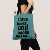 I bucht Liebe Tasche (aquamarin und schwarz) (Von Nahem)