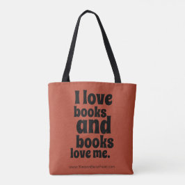 I bucht Liebe Tasche (Herbstorange)