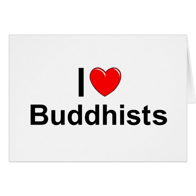 I Buddhisten der Liebe-(Herz) (Vorderseite (Horizontal))