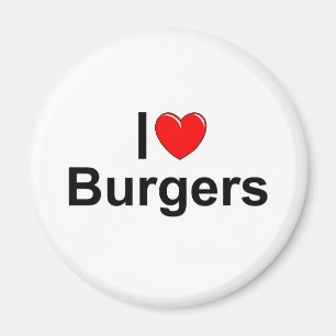 I Burger der Liebe-(Herz) Magnet