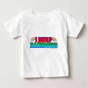 I Burp Rainbows Funny Säugling Zitat Kunst Baby T-shirt