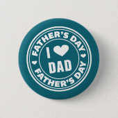 I Button-Knopf Liebe-Vater-glücklicher des Button (Vorderseite)