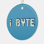 I Byte Keramik Ornament (Links)