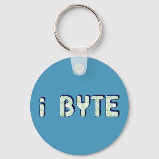 I Byte Schlüsselanhänger (Vorderseite)