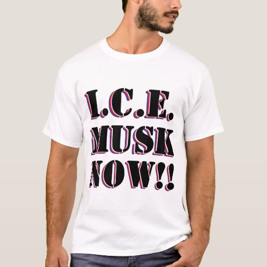 I.C.E. MUSK T-Shirt (Vorderseite)