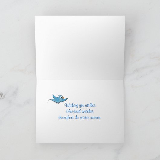 I C Penguin Feiertagskarte (Innenseite)