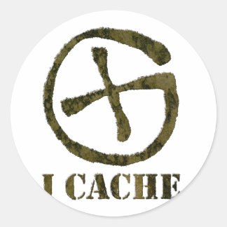 I CACHE Aufkleber