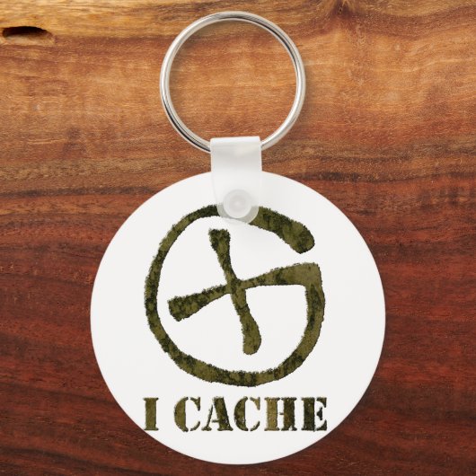 I CACHE SCHLÜSSELANHÄNGER (Vorderseite)