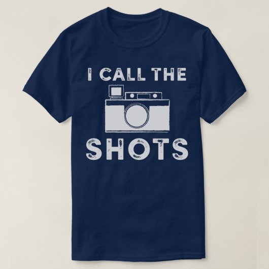 I call the shots White Graphic T-Shirt (Design vorne)