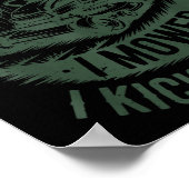 I Came I Mowed Kicked Gr Lawn Mower Dad Gift Funny Poster (Ecke)