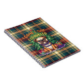 I Came I Sat I Sparkled Funny Christmas Bulldog Notizblock (Rechte Seite)