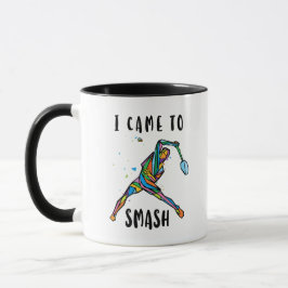 I Came To Smash Badminton Player Sports Gift Tasse