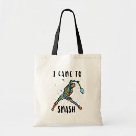 I Came To Smash Badminton Player Sports Gift Tragetasche