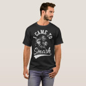 I Came To Smash Team Player Badminton Shuttlecock T-Shirt (Vorne ganz)