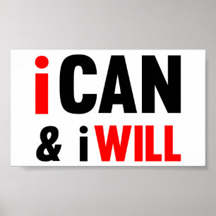 I Can And I Will Poster