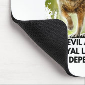 I Can Be Mean As For Sweet As Candy Cold As Water Mousepad (Ecke)