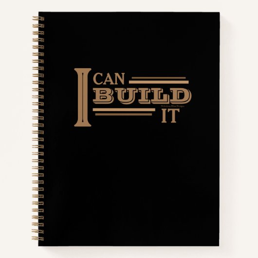 I Can Build It 8.5" x 11" Planner/ Notizblock (Vorderseite)