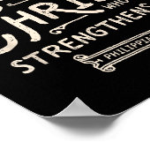 I Can Do All Thing Through Christ Bible Verse Quot Poster (Ecke)