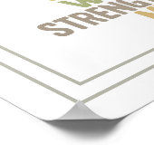 I Can Do All Things Bible Verse Philippians 4:13 Poster (Ecke)