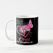 I Can Do All Things Christ Who Strengthens Breast Kaffeetasse (Links)