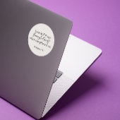 I Can Do All Things Philippians 4:13 Christian  Runder Aufkleber