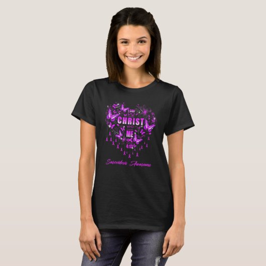 I Can Do All Things Sarcoidosis Awareness T-Shirt (Vorne ganz)
