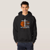 I Can Do All Things Through Christ Basketball Hoodie (Vorne ganz)