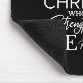 I Can Do All Things Through Christ Christian Faith Mousepad (Ecke)