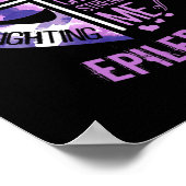 I Can Do All Things Through Christ - Epilepsy Awar Poster (Ecke)