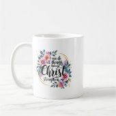 I Can Do All Things Through Christ  Kaffeetasse (Links)