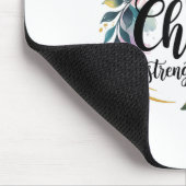 I Can Do All Things Through Christ  Mousepad (Ecke)