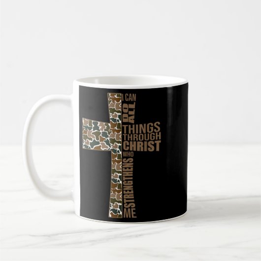 I Can Do All Things Through Christ Who Strengthens Kaffeetasse (Links)