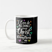I Can Do All Things Through Christ Who Strengthens Kaffeetasse (Links)