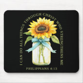 I Can Do All Things Through Christ Who Strengthens Mousepad (Vorne)