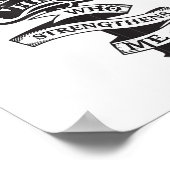 I Can Do All Things Through Christ Who Strengthens Poster (Ecke)