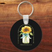 I Can Do All Things Through Christ Who Strengthens Schlüsselanhänger (Vorderseite)