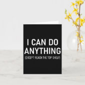 I Can Do Anything Except Reach The Top Shelf, Funn Karte (Gelbe Blume)