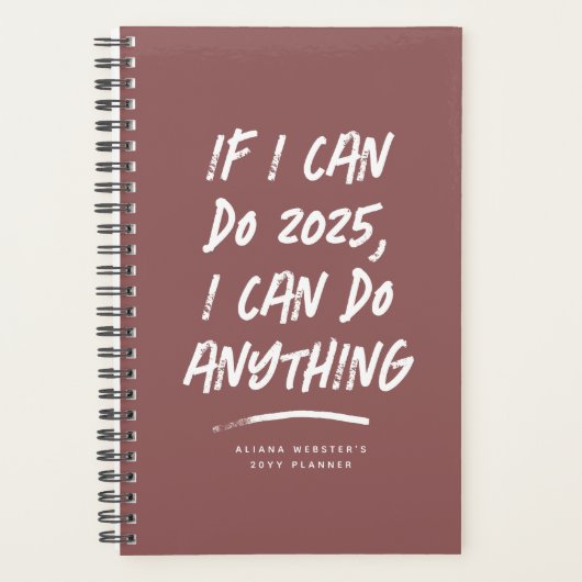 I can do anything funny motivational planer (Vorderseite)