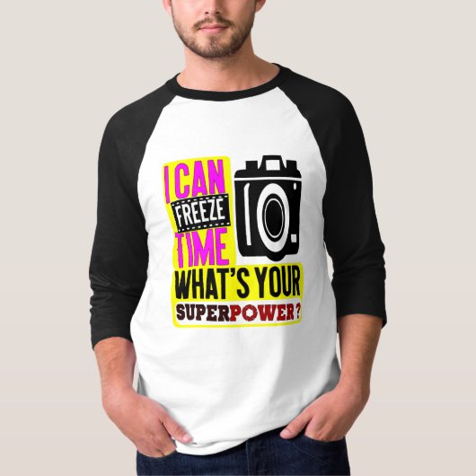 i can freeze time T-Shirt (Vorderseite)